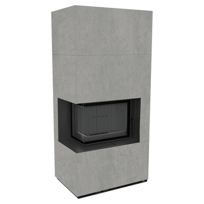 Flotek BOX 8 kW CEMENTO GRIGIO Sticla Stanga - Samota Neagra