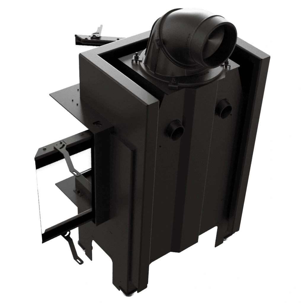 Focar semineu nbc 68 26 trei laturi deschidere standard orizontala samota neagra