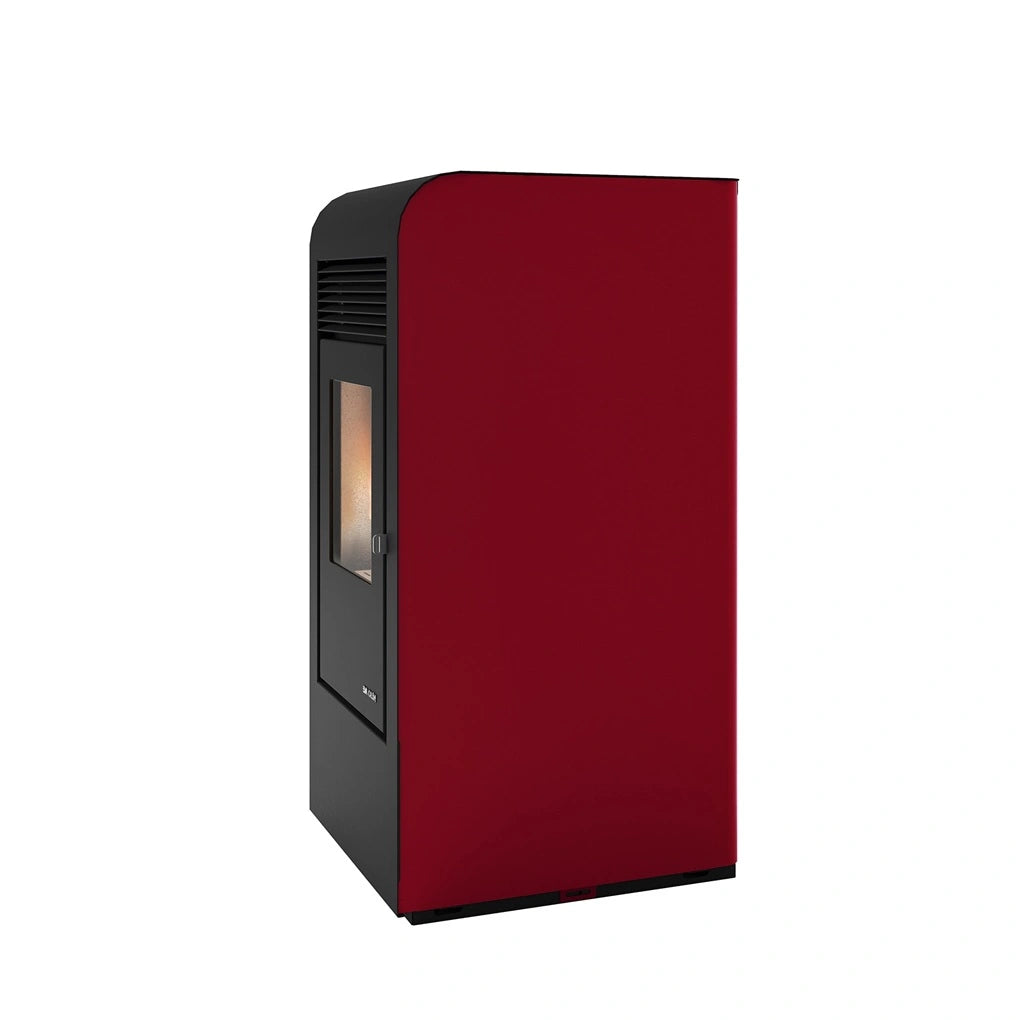 SOBA PE PELETI RITA 2.5-9.5 KW - ROSU