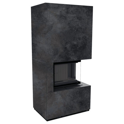 Flotek BOX 8 kW OSSIDO NERO Sticla Dreapta - Samota Neagra