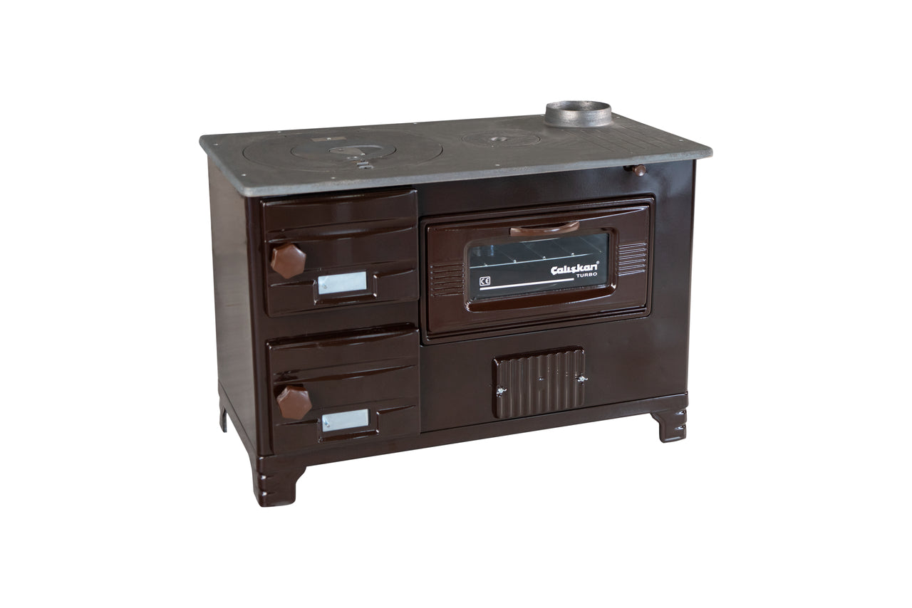 210 Brown Brick Cookstove - Putere 5.500 kW, Rezistent la Căldură, Eficiență Energetică