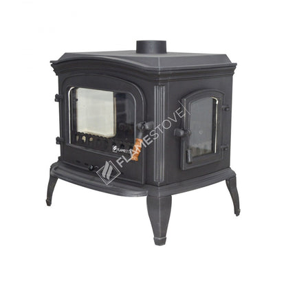 FS-032YK Lux Altar: Soba din Fontă Dublă Ardere cu Geam Lateral