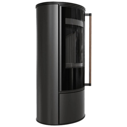Soba Erik 5.5kW - maner lemn - samota neagra
