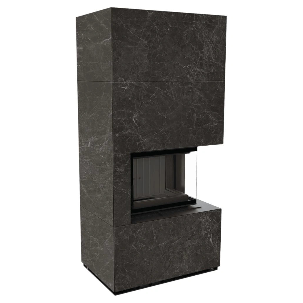 Flotek BOX 8 kW NATURALI NERO GRECO Sticla Dreapta - Samota Neagra