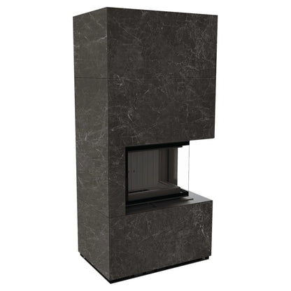 Flotek BOX 8 kW NATURALI NERO GRECO Sticla Dreapta - Samota Neagra