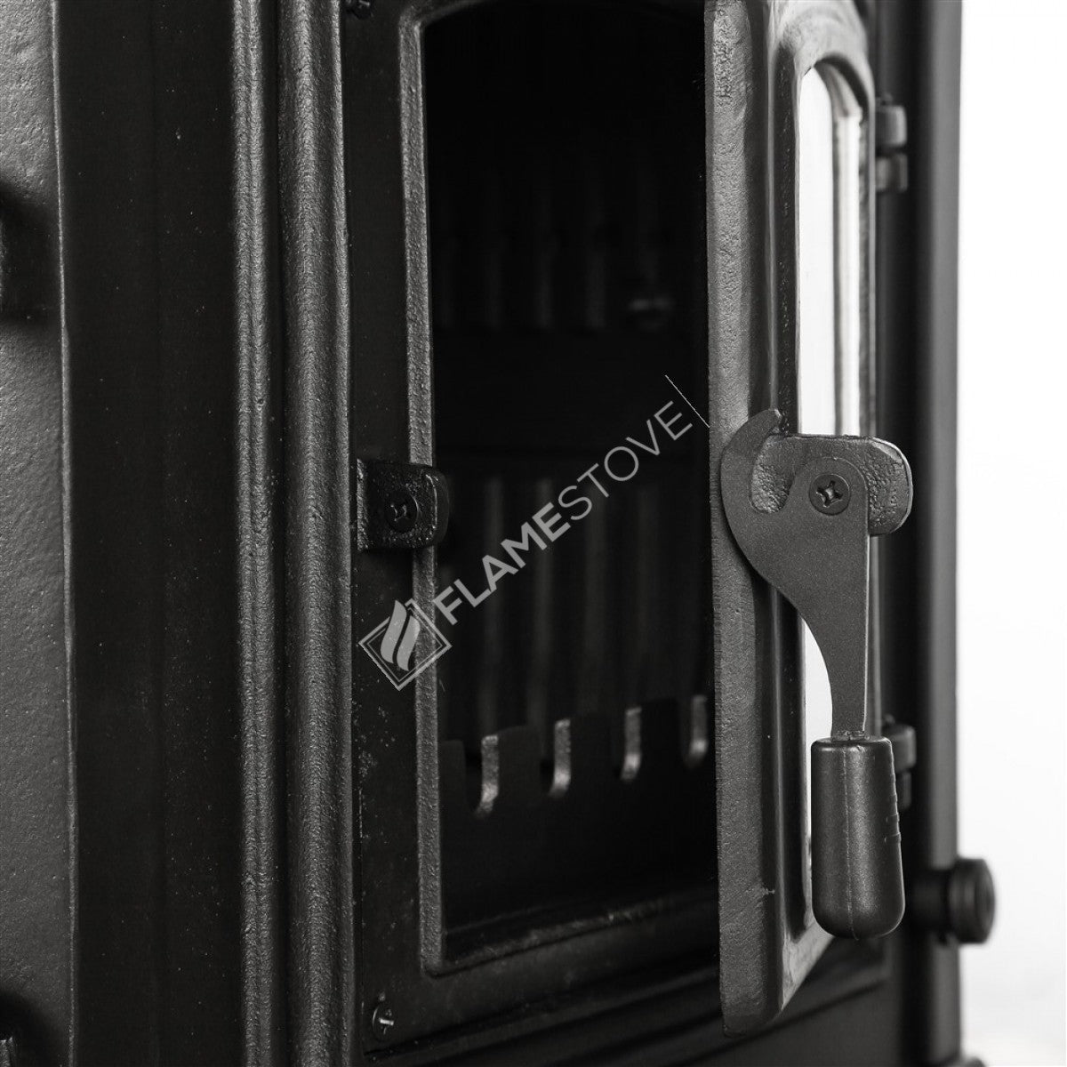 Șemineu pe lemne FS-14YKST Ultra Sirius din fontă cu rezervor, certificat CE