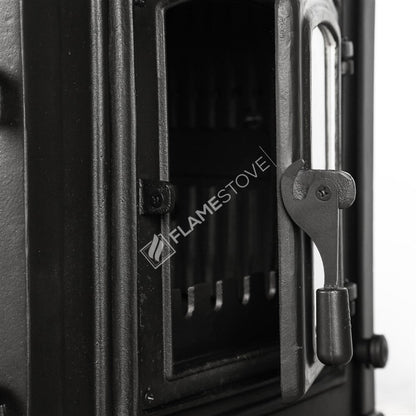 Șemineu pe lemne FS-14YKST Ultra Sirius din fontă cu rezervor, certificat CE