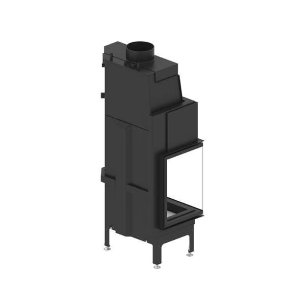 Termoșemineu Hitze Albero AquaSystem ALAQS 68X53.LD 19 kW Sticlă laterală stânga