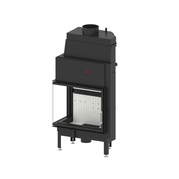 Termoșemineu Hitze Albero AquaSystem ALAQS 68X53.LD 19 kW Sticlă laterală stânga