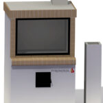 Gratar de gradina, placat cu samota, 82 cm latime - Pyromoesa