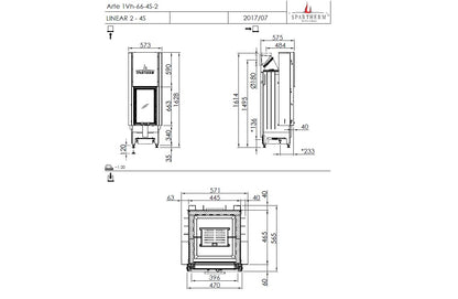 Spartherm Focar semineu Arte 1Vh-66