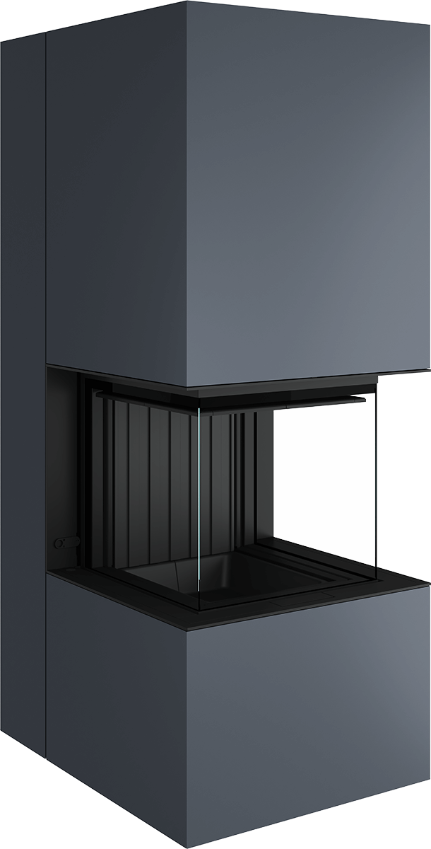 Artemis - Soba Eleganta cu Foc Panoramica 3-Fete, Design Premium Spartherm