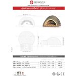 Cuptor Pizza Thermozel CLASSIC LINE 83 CM diametru interior