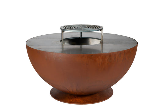 Grătar LaFerroTecnica Barbecue TULIPANO diam.60xh.40 Corten