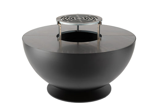 Grătar LaFerroTecnica Barbecue TULIPANO diam.100xh.50 Negru