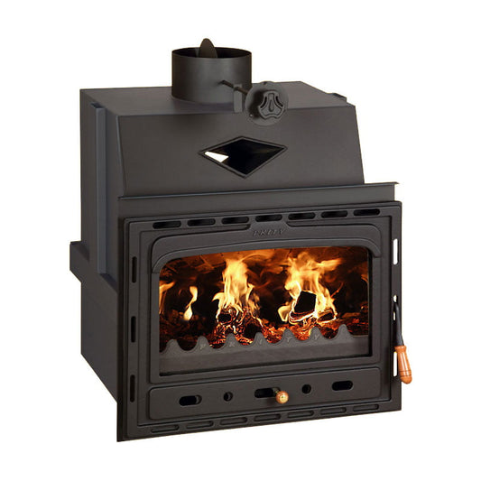 Șemineu pe lemne, brichete, cărbune Prity C, 15 kW
