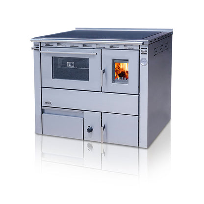 Soba tip centrala termica pe lemne cu plita si cuptor model C 35