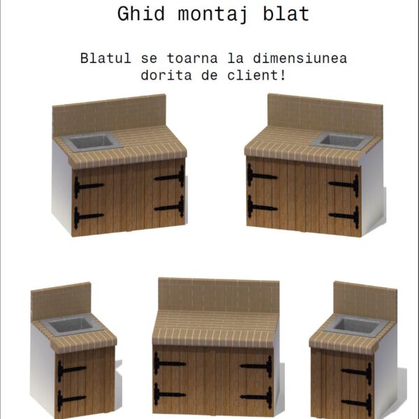 Gratar de gradina, placat cu samota, 105 cm latime - Pyromoesa