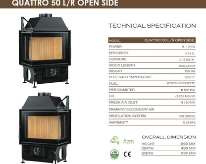 QUATTRO 50 L/R Open Side –NEW 2025