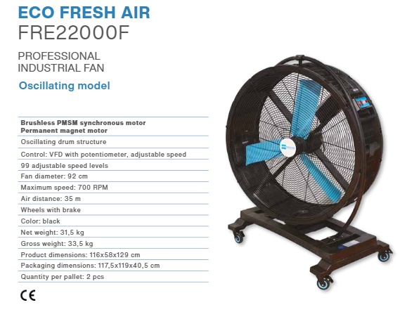 ECO FRESH AIR FRE22000F