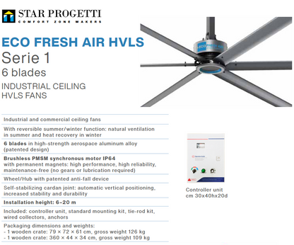 ECO FRESH AIR HVLS Serie 1