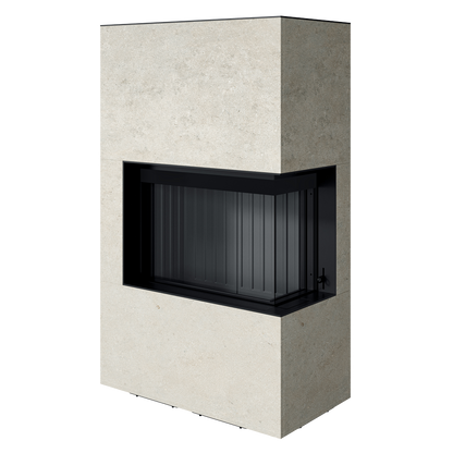 Șemineu Citrin 2R - Vedere Panoramică pe Două Fețe, Design Modern Slim