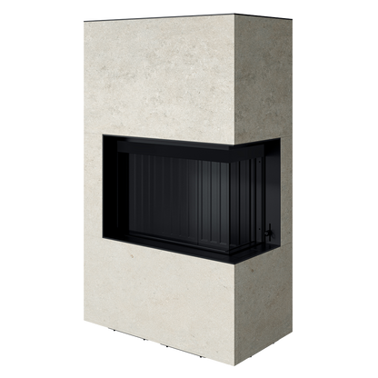 Șemineu Citrin 2R - Vedere Panoramică pe Două Fețe, Design Modern Slim