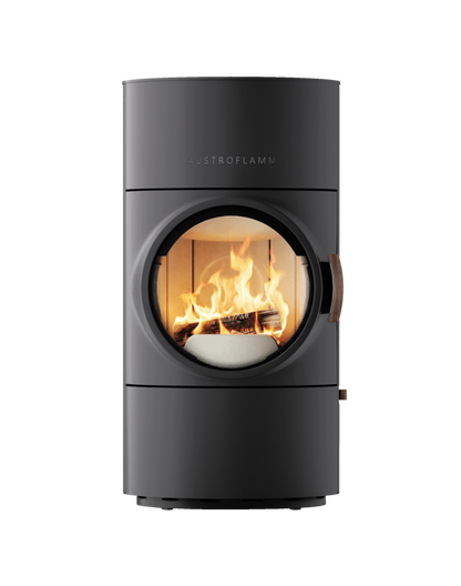 Clou Compact Flat – compact stove with a large viewing window