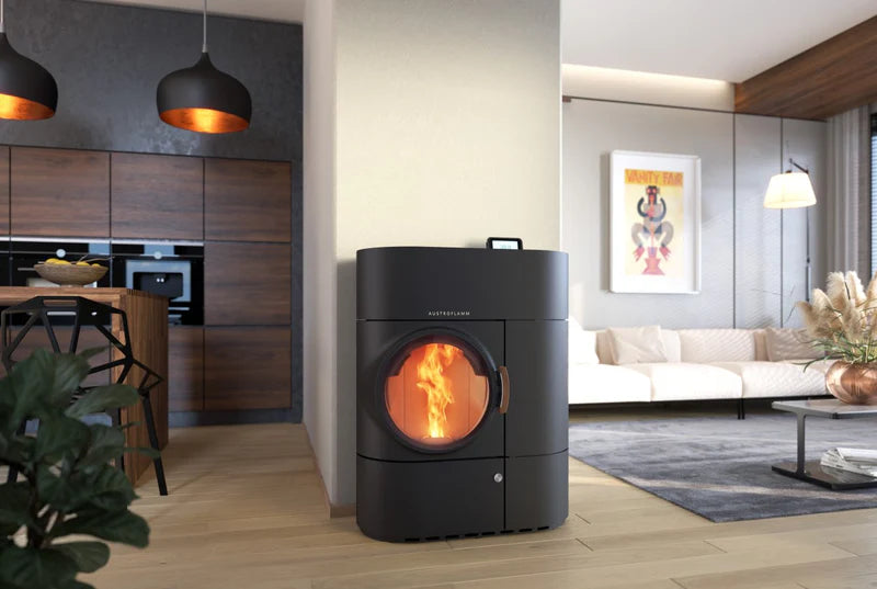 Clou Duo soba hibrida lemn/pelet Austroflamm
