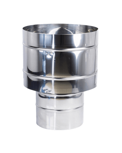 Pălărie Coș de Fum Inox Anti-Vânt