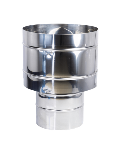 Pălărie Coș de Fum Inox Anti-Vânt