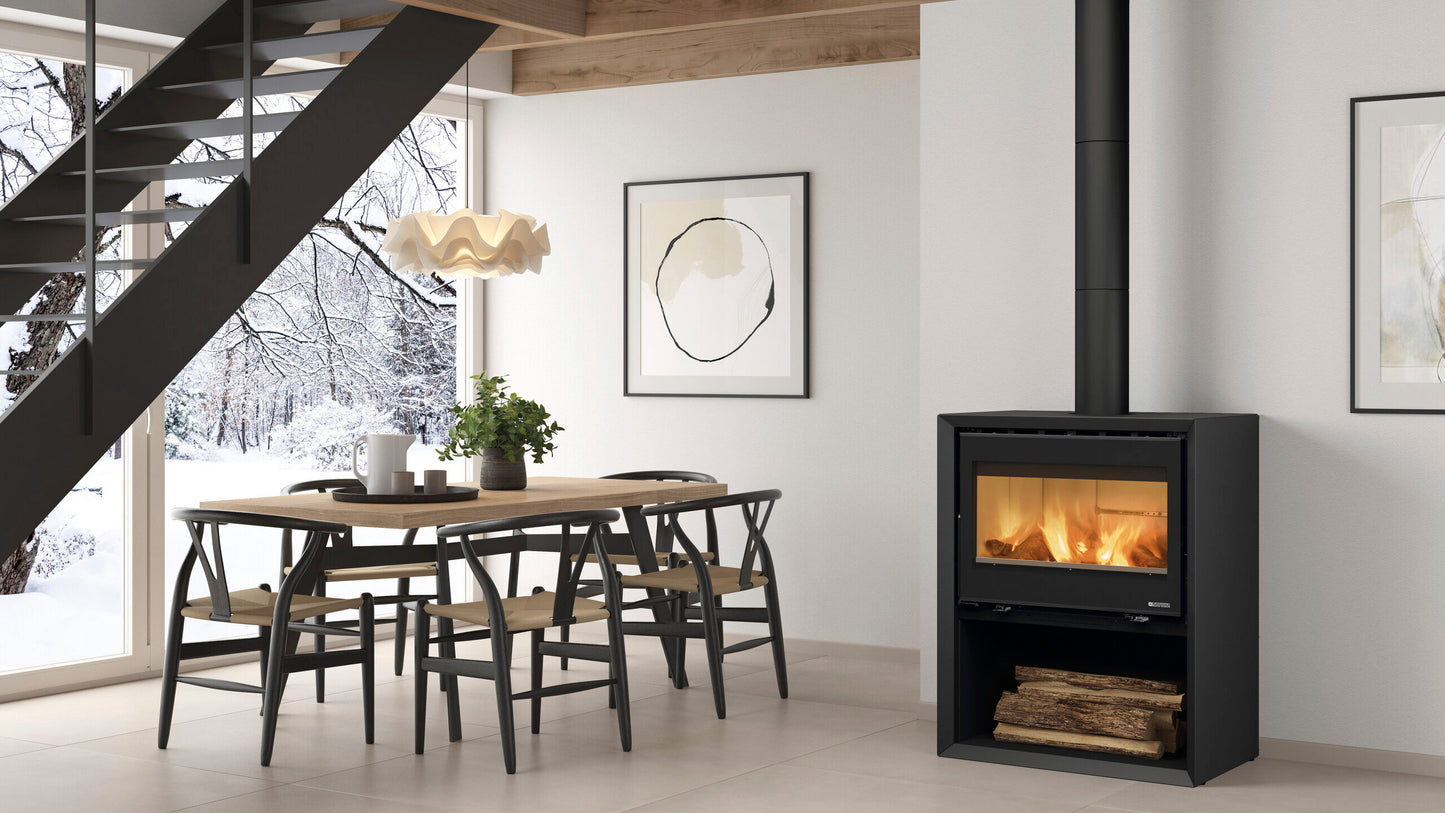 Soba lemn DANTE 5.0 CON PORTALEGNA