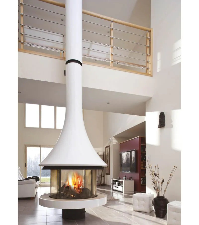 Șemineu suspendat JC Bordelet Eva 992 Central Glass