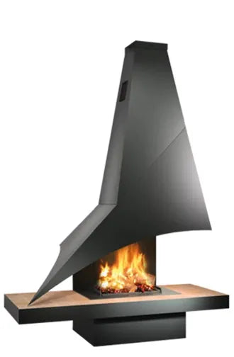 Șemineu suspendat JC Bordelet Elisa 981 Wall