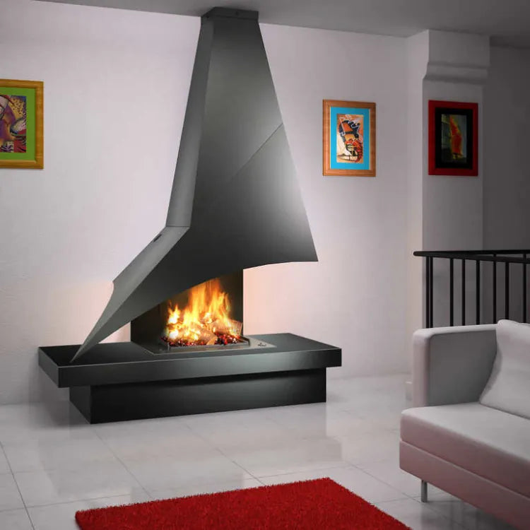 Șemineu suspendat JC Bordelet Elisa 981 Wall