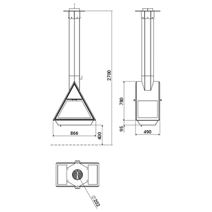 Semineu suspendat Equil