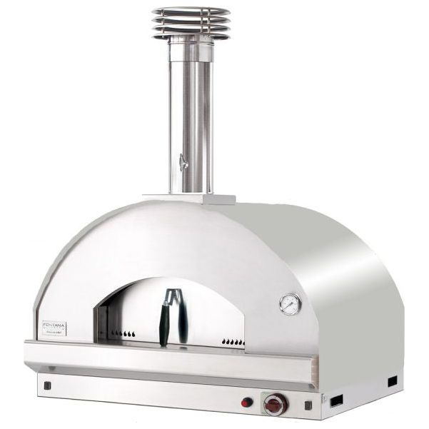 Cuptor pizza hibrid gaz si lemne Fontana Mangiafuoco Hybrid Build In Gas & Wood Pizza