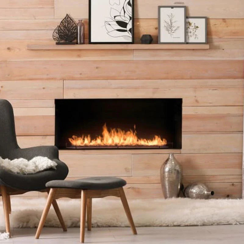 Planika Forma 1000 Single-Sided - Șemineu Bio Încorporat Elegant cu Flacără Impresionantă