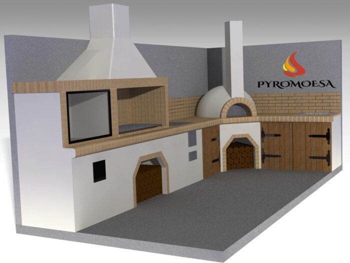 Grătar modular semi-fabricat premium - configuratii - Pyromoesa