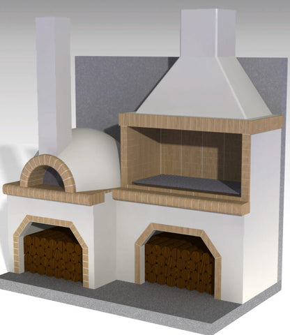 Grătar modular semi-fabricat premium - configuratii - Pyromoesa