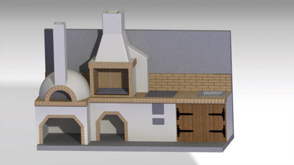 Grătar modular semi-fabricat premium - configuratii - Pyromoesa