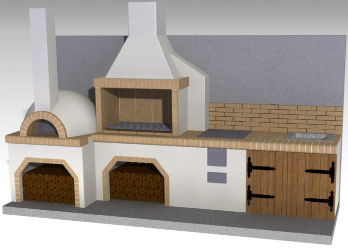 Grătar modular semi-fabricat premium - configuratii - Pyromoesa