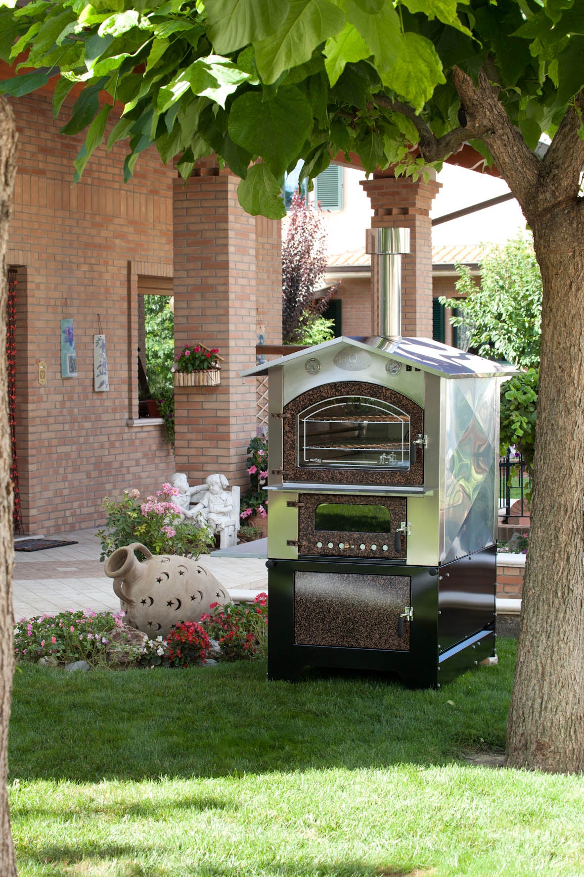 Cuptor pe lemne GIOVE INOX