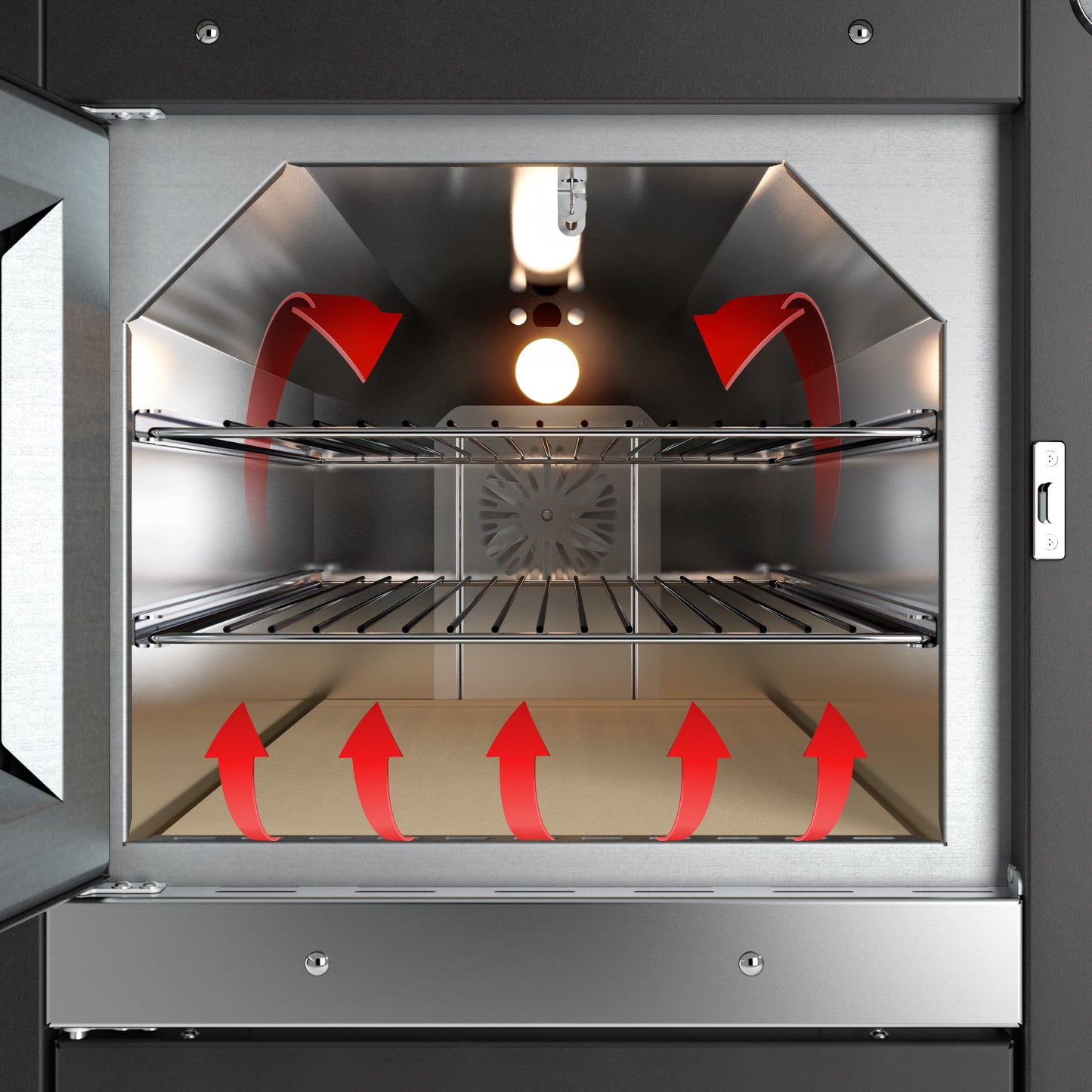 CUPTOR PIZZA PE LEMN People incasso • Fontana Forni