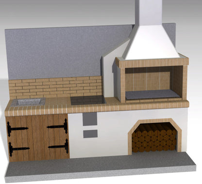 Grătar modular semi-fabricat premium - configuratii - Pyromoesa