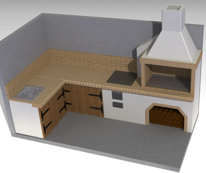 Grătar modular semi-fabricat premium - configuratii - Pyromoesa