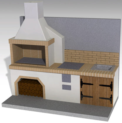 Grătar modular semi-fabricat premium - configuratii - Pyromoesa