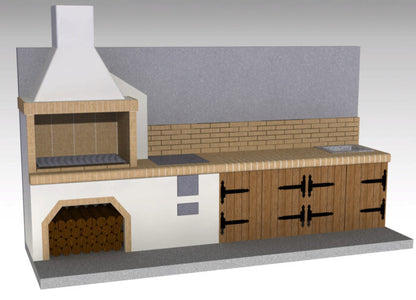 Grătar modular semi-fabricat premium - configuratii - Pyromoesa