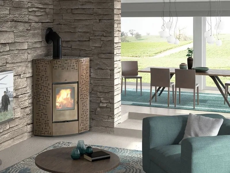 Sobă Phebo Stufe Giunone inox 10.6 kW