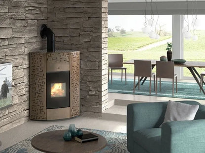 Sobă Phebo Stufe Giunone inox 10.6 kW